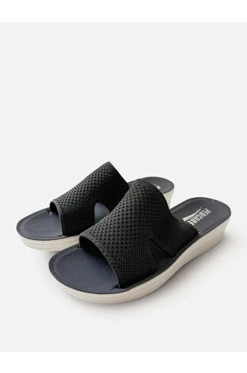 Textured Slip-On Comfort Sandals product thumbnail 2