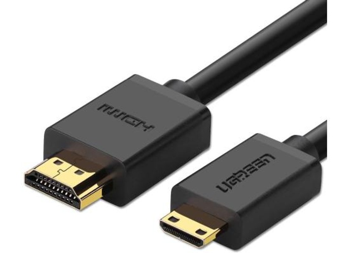 UGREEN HDMI-Mini HDMI 1 m Black HDMI Cable – HDMI Cables (1 m, HDMI Type A (Standard), HDMI Type C (Mini), 3d, 10.2 Gbit/s, Black) product thumbnail 2