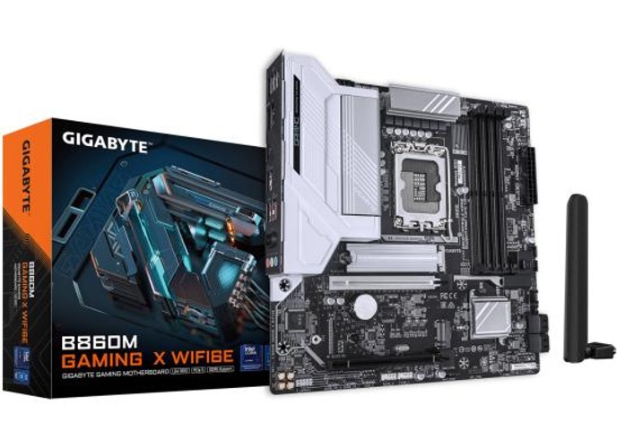 GIGABYTE B860M Gaming X WIFI6E LGA 1851 M-ATX Motherboard, Intel B860 Chipset, 4x DIMM DDR5 Slots, Up to 256GB Max Memory, 1x PCIe 5.0 x16, 2x M.2 Slots product thumbnail 2
