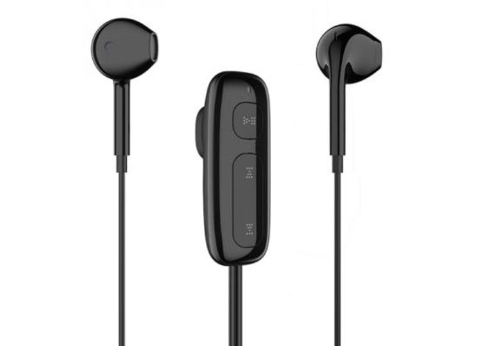 WiWU BE313 Bluetooth Wired Earphone with strong Magnetic Clamp Sports Earbuds Stereo Sound HiFi Wired Headphone with Mic Up to 11 Hours - Black product thumbnail 2