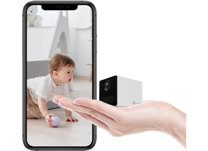 Ezviz CB2 Wi-Fi Smart Home Battery Camera, 1080p Resolution, IR Night Vision Up to 5m, Two-Way Talk, Smart Human Motion Detection, Up to 50 Days of Battery Life, White product thumbnail 2