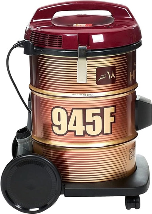 Hitachi 18L Drum Vacuum Cleaner 2000W with Dust Indicator & Blower Function - Red (CV-945FWR)