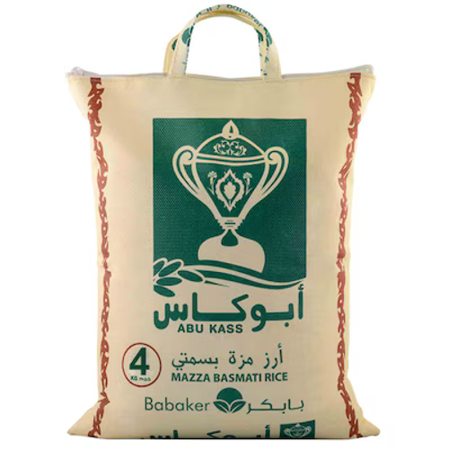 Abu Kas Basmati Indian Rice 4 kg