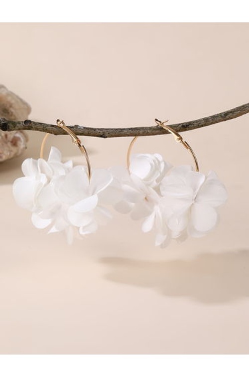 Petal Hoop Earrings product thumbnail 4