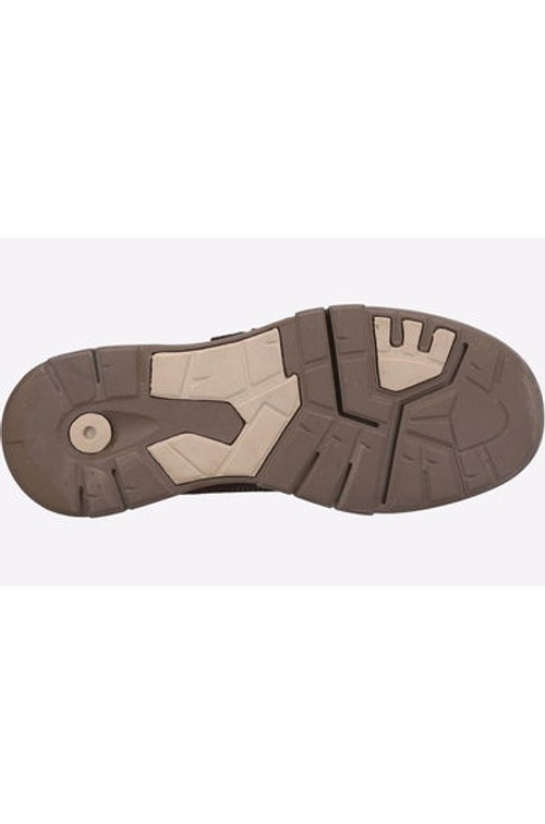 Hush Puppies Mens Fabian Leather Double Strap Shoes - Brown product thumbnail 3