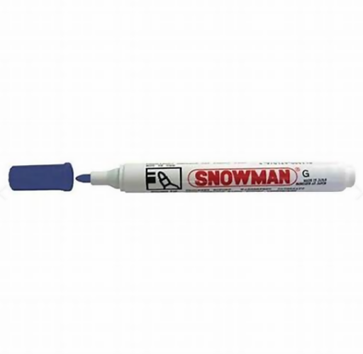 SNOWMAN PERMANENT MARKER - Black