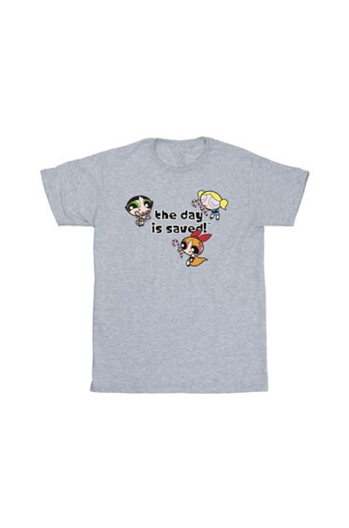 The Powerpuff Girls Girls The Day Is Saved Cotton T-Shirt product thumbnail 2
