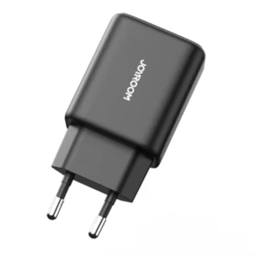 شاحن JR-TCF23 سريع 25 واط بموصل USB-C – أسود