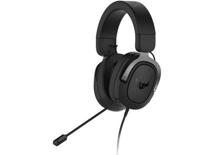 Asus TUF Gaming H3 Gaming Headset, 50mm Neodymium Magnet Driver, 3.5mm Jack, Boom Mic, Surround Sound, Deep Bass, Fast-cooling, Over-the-Head, Gray product thumbnail 2