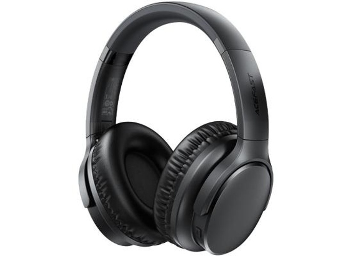 ACEFAST H10 Wireless Bluetooth 5.4 Over Ear Headphone Low Latency Gaming Earbuds with 40MM Speaker Foldable Music Sports Headphones - Black product thumbnail 2