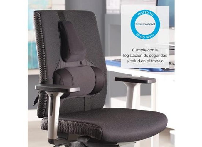 Fellowes Professional Series Ultimate Back Support 3 Memory Foam Section w/ Microban Protection - Black product thumbnail 2
