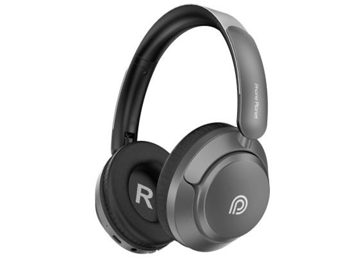 PHONE PLANET Galaxy Tone Headset, Hi-Res sound quality, Bluetooth 5.3, Active Noise Cancellation (ANC) and (ENC), 40mm audio drivers, up to 60 hours - Gray product thumbnail 2