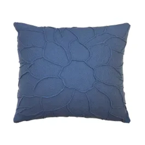 Nova Home Blossura Handmade Embroidered 100% Cotton Cushion Cover - 50x50 Cm - Blue product thumbnail 2