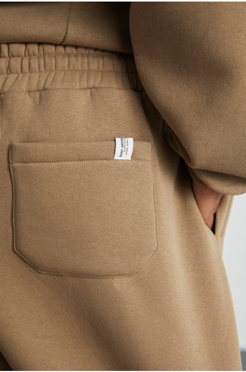 GRIMELANGE BIBURY Men's Organic Fabric Lined Comfortable Fit Pants Style Mink Sweatpants product thumbnail 4