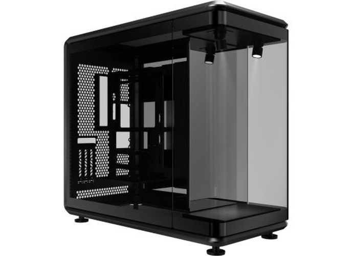 Cooler Master MasterFrame 360 Panorama Open-Frame ATX PC Case, 3-Side Panoramic Tempered Glass, 430mm GPU Max, 360mm Radiator Support, PCIe 5.0, Supports Up to 12×120mm Fans, USB4 Type-C product thumbnail 2