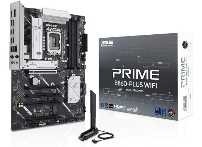 ASUS Prime B860-Plus WiFi 6E ATX Intel B860 Chipset, 4x DIMM DDR5 Slots, Up to 256GB Max Memory, 5x PCIe x16 Slots, 2x M.2 Slots, WiFi & BT Connectivity product thumbnail 2