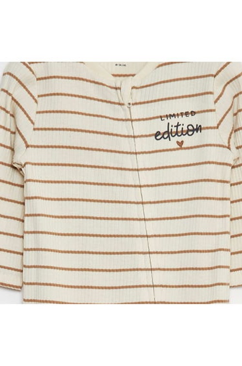 Lightweight ribbed sleepsuit WHITE product thumbnail 3