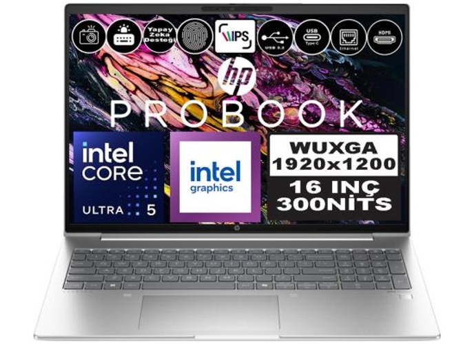 HP NEW ProBook 460 G11 (2024) Intel Core Ultra 5 125U 12-Core For Everyday Business Performance Protected by HP Wolf Security W/ DDR5 Memory & 16" IPS Display , Silver product thumbnail 2