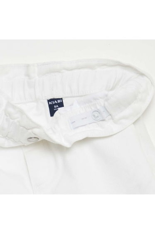 Paper Bag Denim Shorts WHITE product thumbnail 3