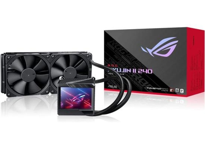 ASUS ROG RYUJIN II 240 AIO Liquid CPU Cooler 240mm Radiator (Two 120mm Fans) w/ 3.5" LCD Display product thumbnail 2