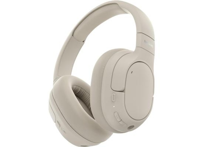 Belkin SoundForm Isolate Active Noise-Cancelling Wireless Headphones, over ear headphones with mic, Bluetooth headphones with 60H playtime, deep bass, CloudCushion ear cups for travel, home, office - White product thumbnail 2