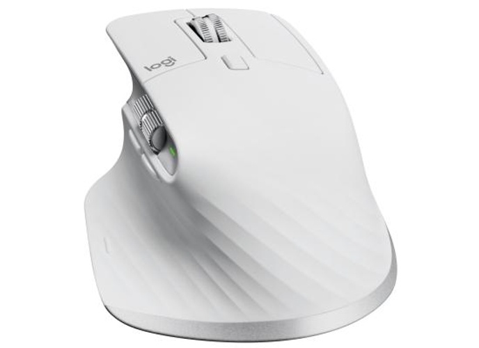Logitech MX Master 3S for Mac Wireless Mouse, 2.4GHz RF & BT LE, 8000dpi Darkfield Optical Sensor, Quiet Click Butons, MagSpeed Electromagnetic Scrolling, Up to 70 Days Battery, Pale Gray product thumbnail 2