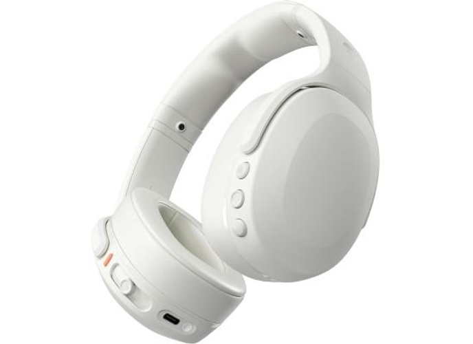 Skullcandy Crusher Evo Wireless Bluetooth Headphones with Multi-Sensory Bass and Charging Cable, Noise Isolating Over-Ear Fit, Up to 40 Hours Battery, Microphone for iPhone Android - Bone product thumbnail 2