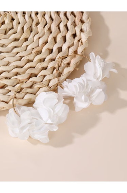 Petal Hoop Earrings product thumbnail 2