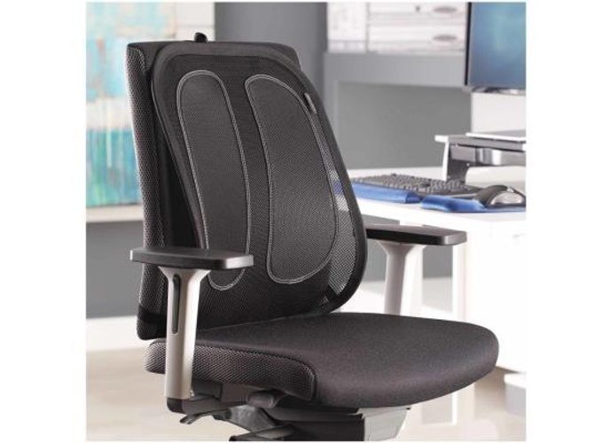 Fellowes Office Suites™ Mesh Back Suppor Mesh Fabric Tri-tensioning - Black product thumbnail 2