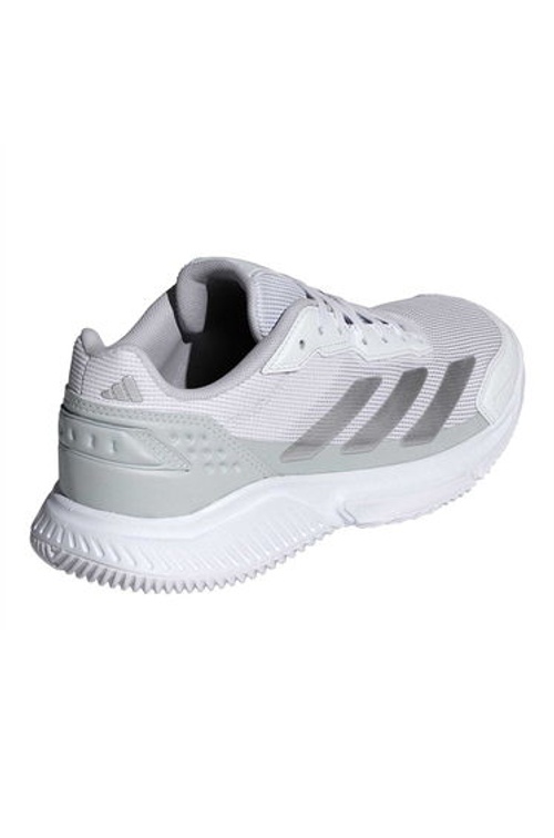 Adidas Womens/Ladies Courtquick Cloudfoam Padel Shoes - White product thumbnail 4