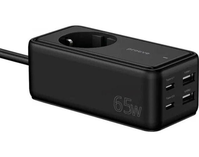 Power Strip Proove Power Strip PD-03 1AC 65W (2 Type-C + 2 USB)