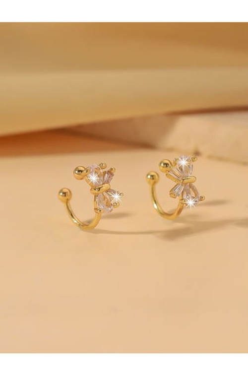 Non Piercing Bow Earrings product thumbnail 3