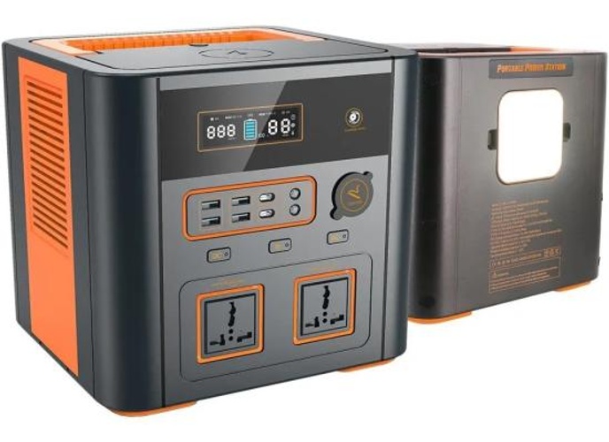 Toby’s Portable Power Station 500W, 150000mAh Lithium Battery, 220V AC Output, PD 60W, Wireless Charging, Lighting & Warning Modes, Multiple USB & DC Outputs - Black product thumbnail 2