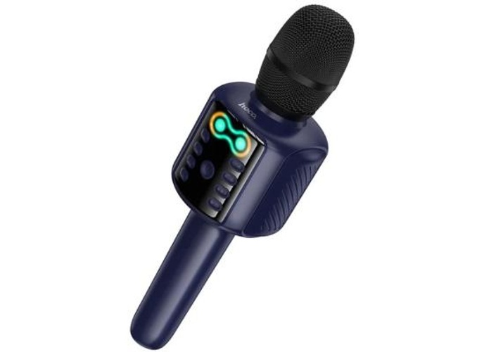 HOCO L24 Karaoke Bluetooth Microphone with Speaker- Blue product thumbnail 2