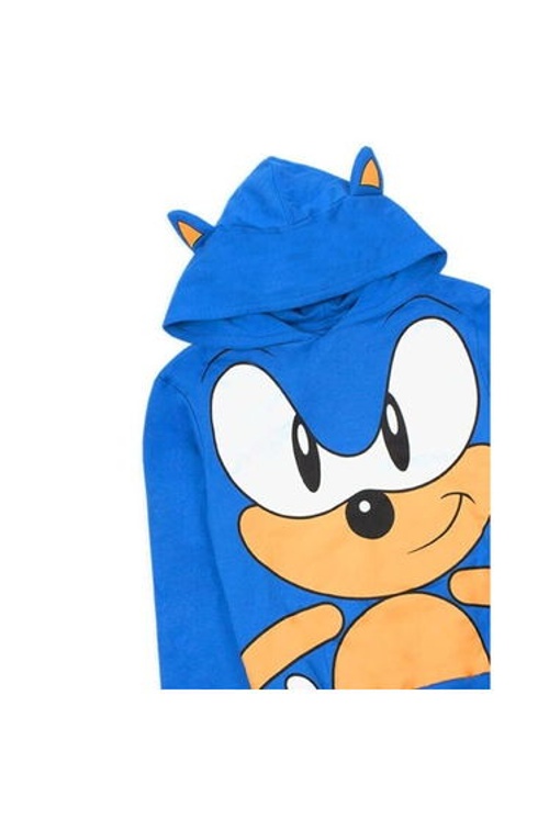 Sonic The Hedgehog Boys 3D Ears Hoodie - Blue product thumbnail 3