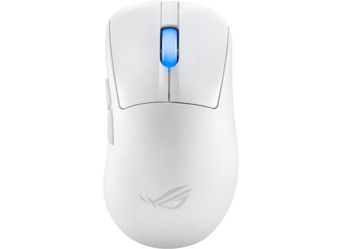 ASUS ROG Keris II Ace Ultralight 54g Ergonomic Gaming Mouse, 42,000-dpi ROG AimPoint Pro Sensor, ROG SpeedNova Wireless, Micro Switches, 4,000/8,000 Hz Polling Rate Booster, White product thumbnail 2