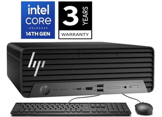 HP Pro SFF 400 G9 Compact Desktop PC 14Gen Intel Core i7 20-Cores Business Class w/ 3 Years Warranty - Black product thumbnail 2