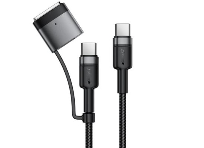 ACEFAST C22-05 USB-C to USB-C Magnetic Aluminum Alloy Charging Data Cable 1.2m Black product thumbnail 2