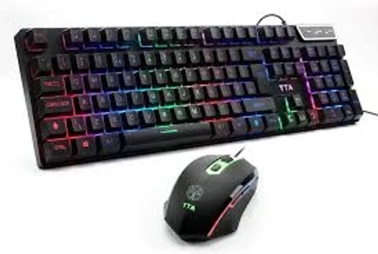 لوحة مفاتيح تيتان للألعاب بإضاءة متعددة الألوان product thumbnail 2