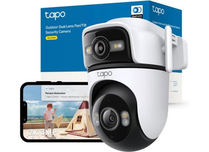 TP-Link Tapo C545D 2K 3MP Dual Lens Outdoor Camera,Security Camera with Smart Tracking,Smart AI Outdoor Camera,CCTV,Night Vision,IP66,2 Way Audio,No Hub,Alexa,Google Home,Flexible Storage,No Monthly fee product thumbnail 2