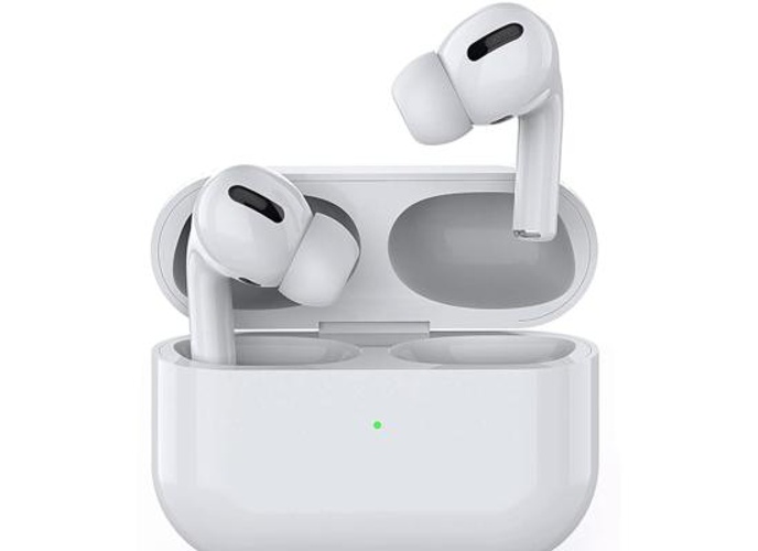 Movenchy Airpods Tesna Pro 2 Bluetooth Headphones with Active Noise Cancelling - White product thumbnail 2