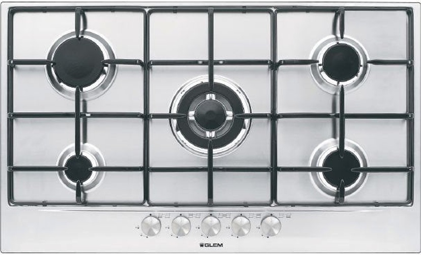 Emilia GT955IX 90 cm 5-Burner Gas Hob Stainless steel