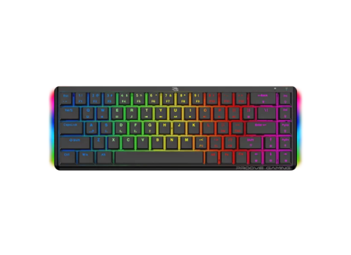 Proove Gaming AFK 65% Tri-Mode Wireless Mechanical Keyboard Outemu Red – English Layout, Black (WKAFKEN22001) product thumbnail 2
