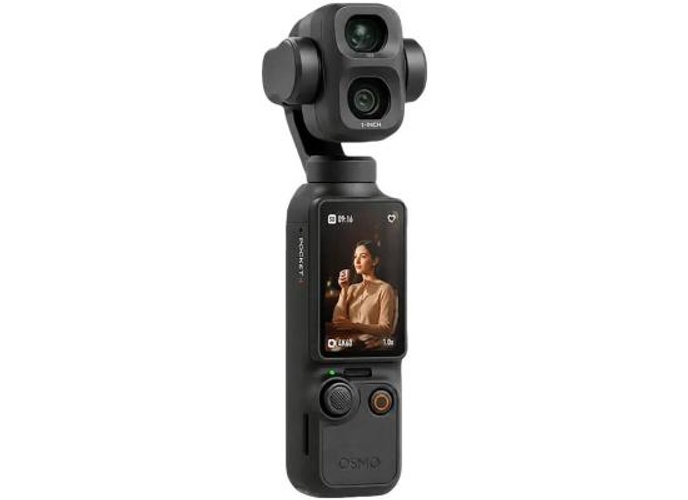 DJI Osmo Pocket 4P Vlog Combo Handheld 3-Axis Gimbal Camera with Dual CMOS Sensors, 4K UHD 240fps Video, 37MP Photos, 103GB Built-in Storage, Wi-Fi 6 & Bluetooth 5.4, Black product thumbnail 2