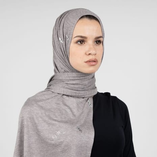 حجاب - رمادي product thumbnail 7