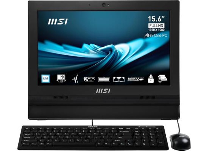 MSI PRO AP162T (2024) NEW 12Gen Intel Celeron N100 4-Cores w/ 15.6" IPS Full HD Anti-Glare Touch Display - Black product thumbnail 2