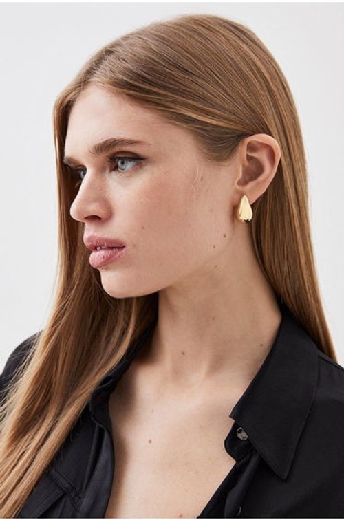 Round Drop Earrings