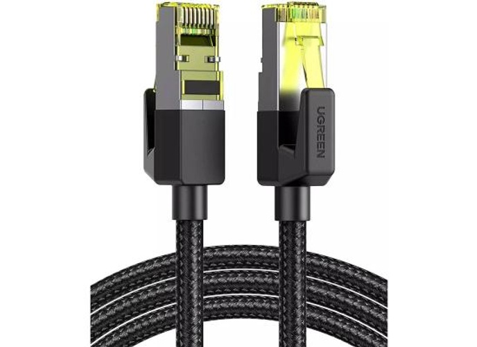 UGREEN CAT7 Ethernet Cable Braided Pure Copper 10M - Black product thumbnail 2