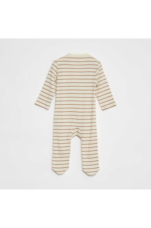 Lightweight ribbed sleepsuit WHITE product thumbnail 2