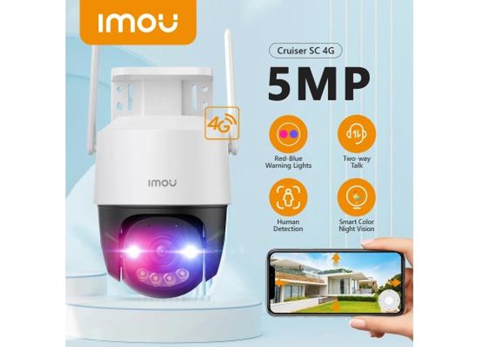 IMOU Cruiser SC 4G Camera Red-Blue Warning Lights Outdoor Security Camera Full-Color Night Vision AI Human Detection IP66 product thumbnail 2